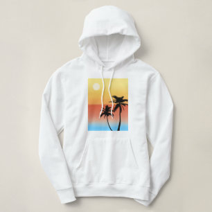 Camiseta Silhueta Sunset Palm Tree