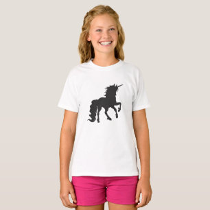 Camiseta Silhueta Unicórn - Escolher cor de fundo