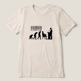 Camiseta Silhueta Vermelha Satírica de Político