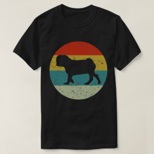 Camiseta silhueta vintage de vintage 70s
