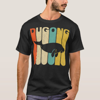 Camiseta Silhueta Vintage Retro Style Dugong