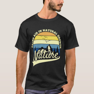 Camiseta Silhuette 4 das montanhas e florestas