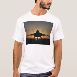 Camiseta Silhuette de aviões militares