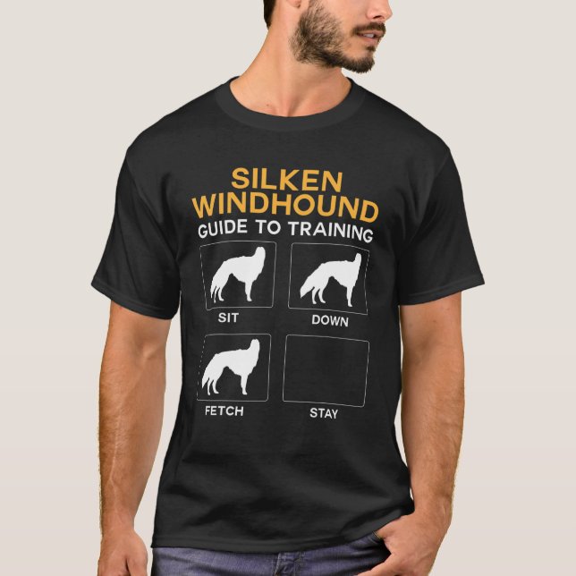 Camiseta Silken Windhound Guide To Training Dog Obedience (Frente)