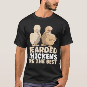 Camiseta Silkie Chicken Animal Silky Farming Chinês Silkie