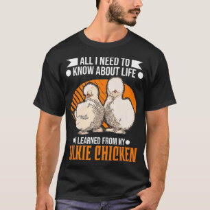 Camiseta Silkie Chicken diz engraçado