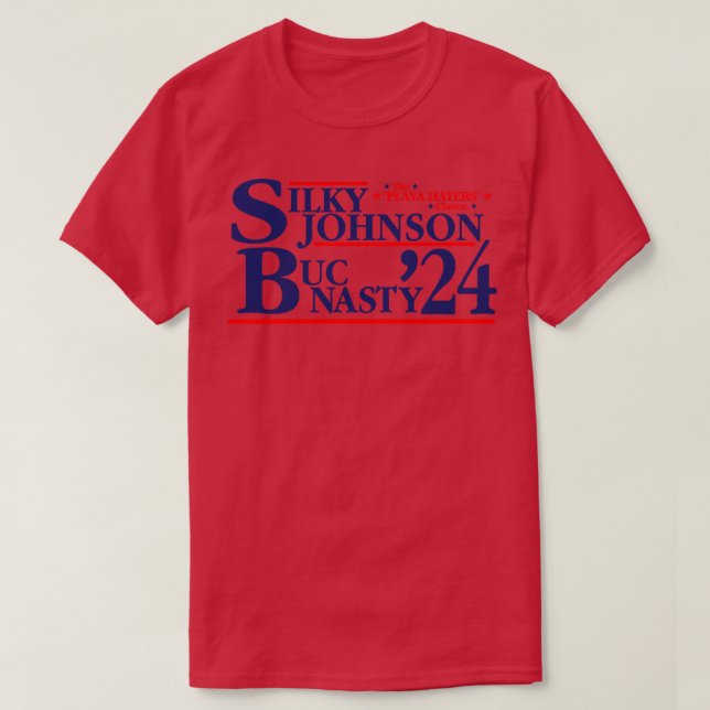 Camiseta Silky Johnson Buc Nasty 2024 (Frente do Design)
