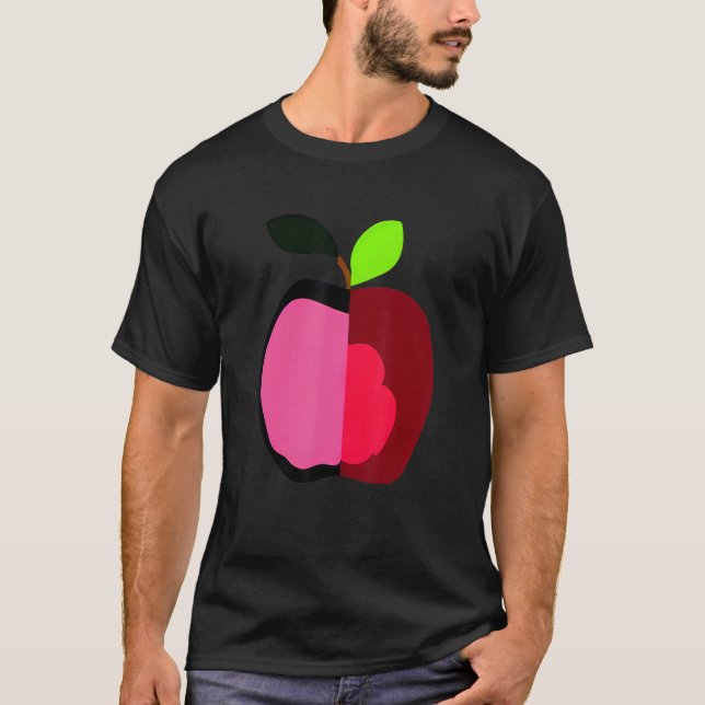 Camiseta silly Apple vegetarian (Frente)