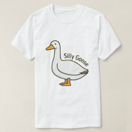 Camiseta Silly Goose Funny Cartoon Goose