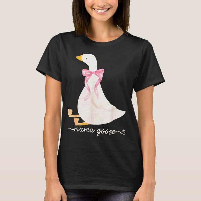 Camiseta Silly Mama Goose Daddy Goose Matching Goose Family (Frente)