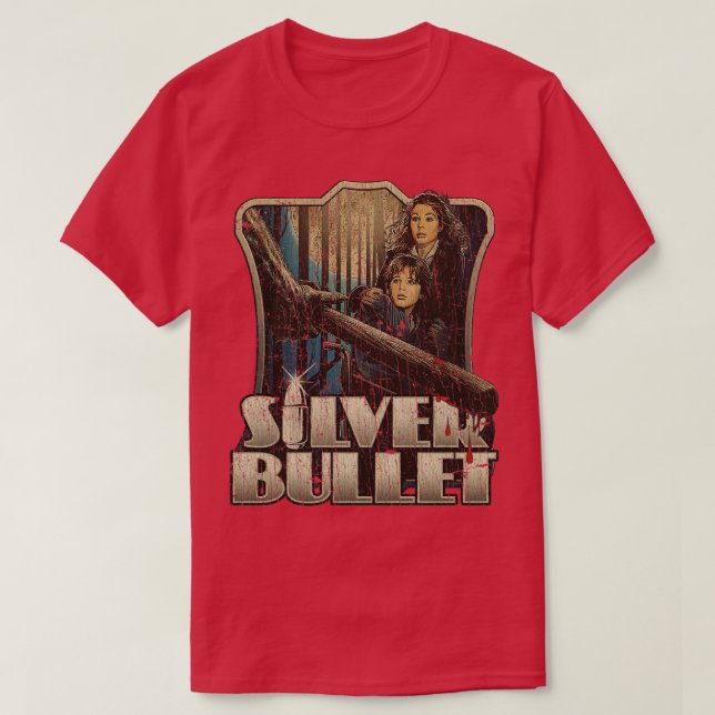Camiseta Silver Bullet 1985 (Frente do Design)