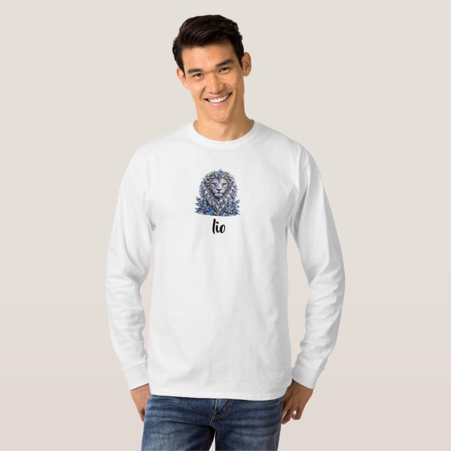 Camiseta Silver Crystal Leo | Luxury Collection (Frente Completa)