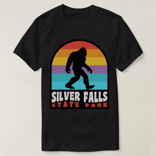Camiseta Silver Falls State Park, Oregon (Frente do Design)