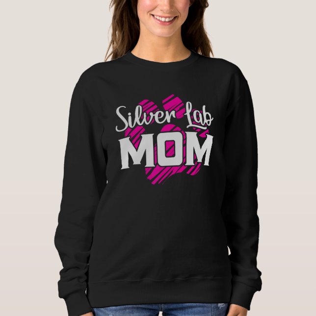 Camiseta Silver Lab Mama Pelo Cachorro Mãe (Frente)