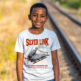 Camiseta Silver Link - LNER Class A4 2509 Steam Train Loco