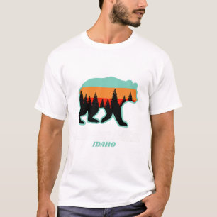 Camiseta Silver Mountain Idaho - Urso de Snowboard