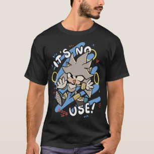Camiseta Silver o ouriço-cacheiro retro retro