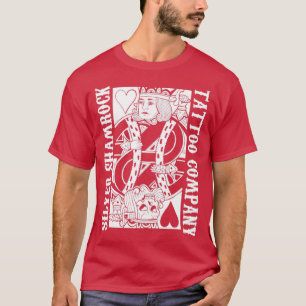 Camiseta Silver Shamrock Tattoo Company Suicídio King