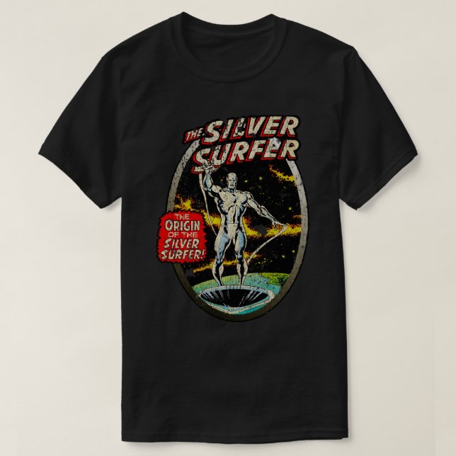 Camiseta Silver Surf 1978 Cartoons Vintage (Frente do Design)