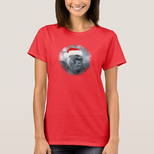 Camiseta Silverback como o Agrupamento de Natal (Frente)