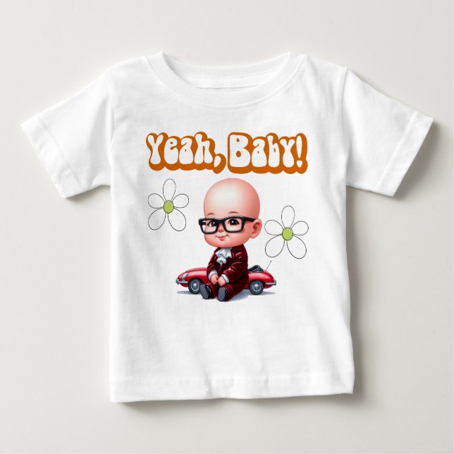 Camiseta Sim, Baby Retro (Frente)