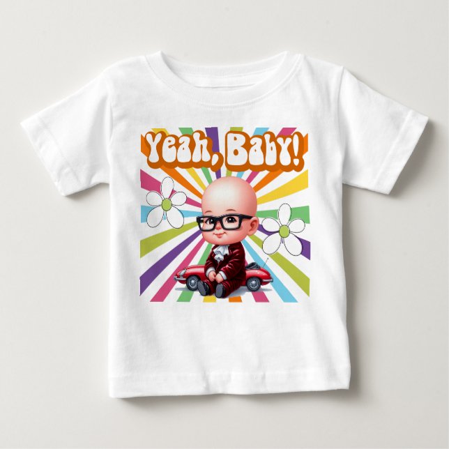 Camiseta Sim, Baby Retro (Frente)