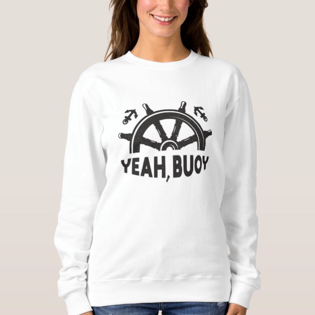 Camiseta Sim, Barco à vela, Barco à vela, mar (Frente)