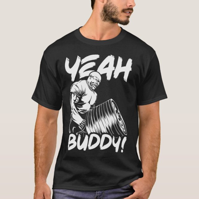 Camiseta Sim Buddy - Ronnie Coleman T-bar Row - Gym Motiva (Frente)