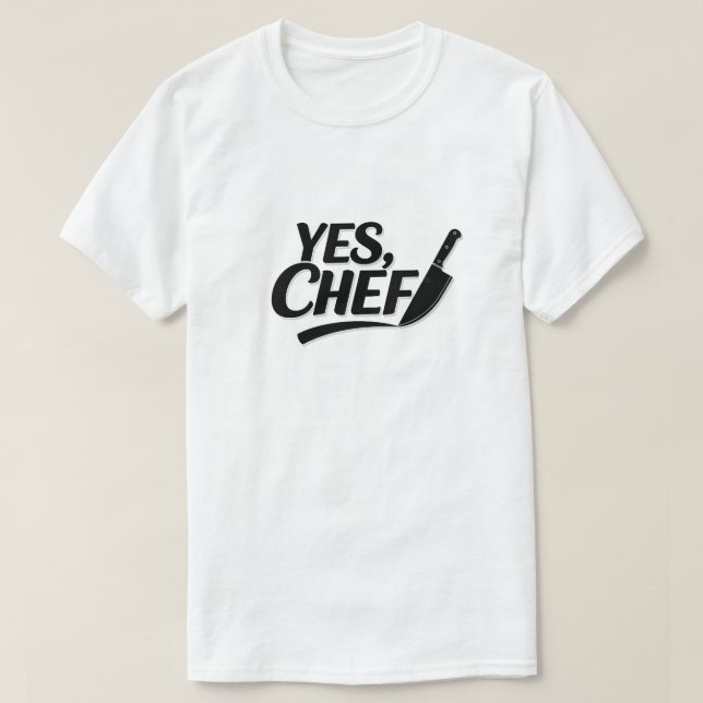 Camiseta SIM Chef! (Frente do Design)