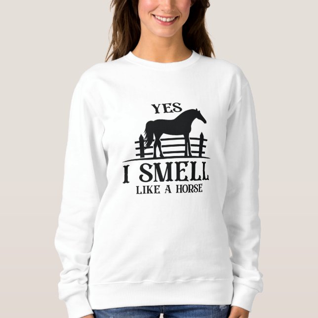 Camiseta Sim, Cheiro Como Um Cavalo (Frente)