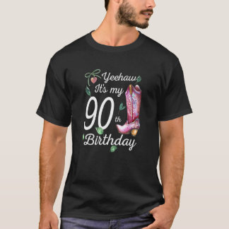 Camiseta Sim, É O Meu 90 Aniversário De 90 Anos C