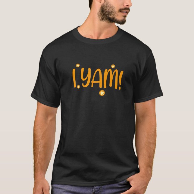 Camiseta Sim, ele é o meu jogo de doação de batata doce. (Frente)