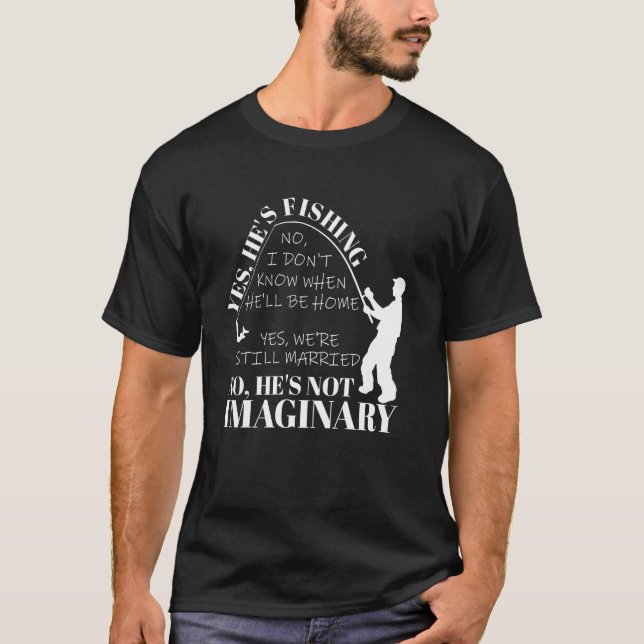 Camiseta Sim Ele Está Pescando (Frente)
