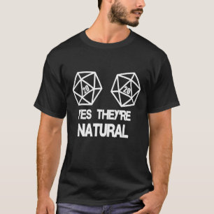 Camiseta Sim, eles são um jogador de gelo natural 20 D20