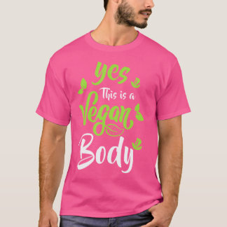 Camiseta Sim, Este É Um Vegan Body Natural Bodybuilding