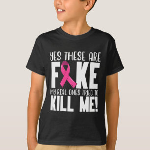 Camiseta Sim, Estes São Falso Mês de consciência do câncer