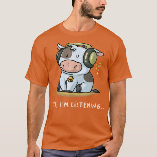 Camiseta Sim, estou escutando a introdução da Fazenda de fã