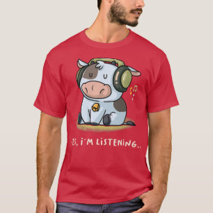 Camiseta Sim, estou escutando a introdução da Fazenda de fã