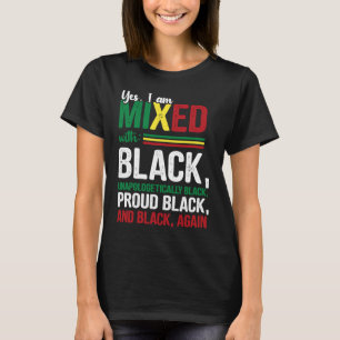 Camiseta Sim, estou misturado com preto H indesculpavelment