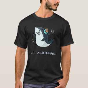 Camiseta Sim, Estou Ouvindo O Nerd De Ventilador De Música