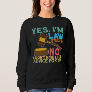 Camiseta Sim Estudante de Direito do Im por Aspirar Advogad