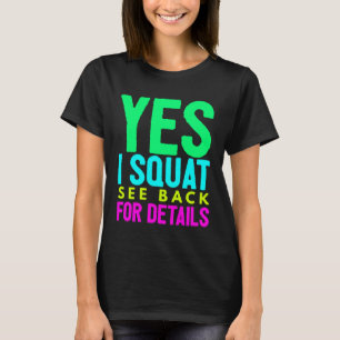 Camiseta Sim Eu Agacho Veja Atrás Para Detalhes Treino Femi