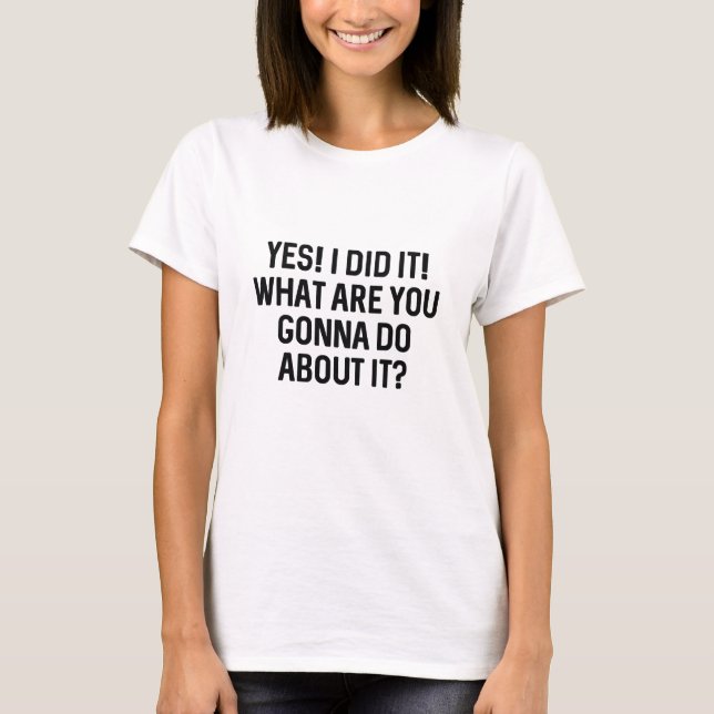 Camiseta Sim! Eu Consegui! (Frente)