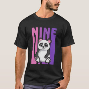 Camiseta Sim EU ESTOU 9 Tema Panda 9º Pi