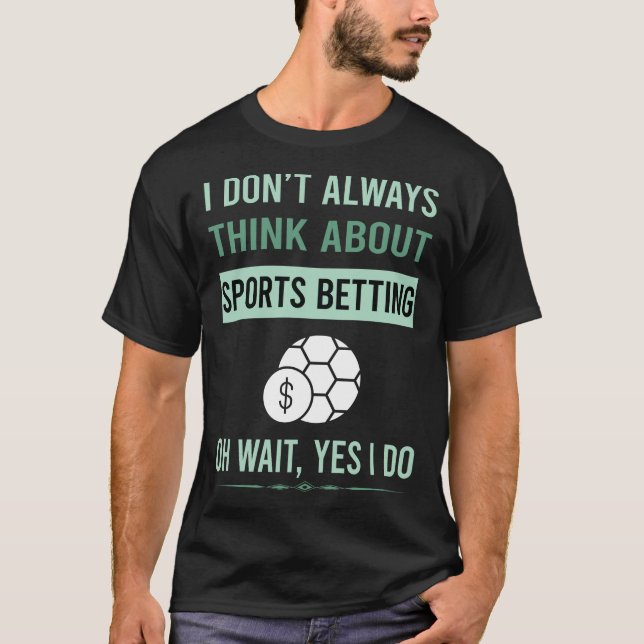 Camiseta Sim, eu faço apostas esportivas (Frente)