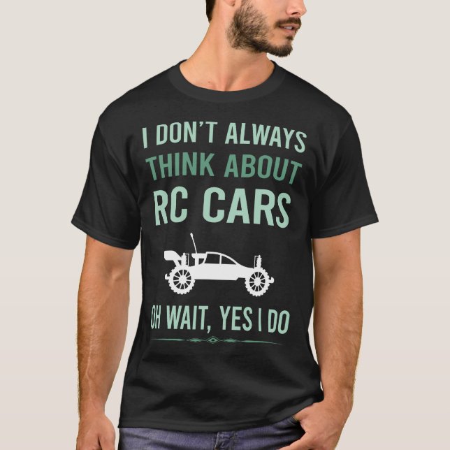 Camiseta Sim, eu faço carros de carro RC (Frente)