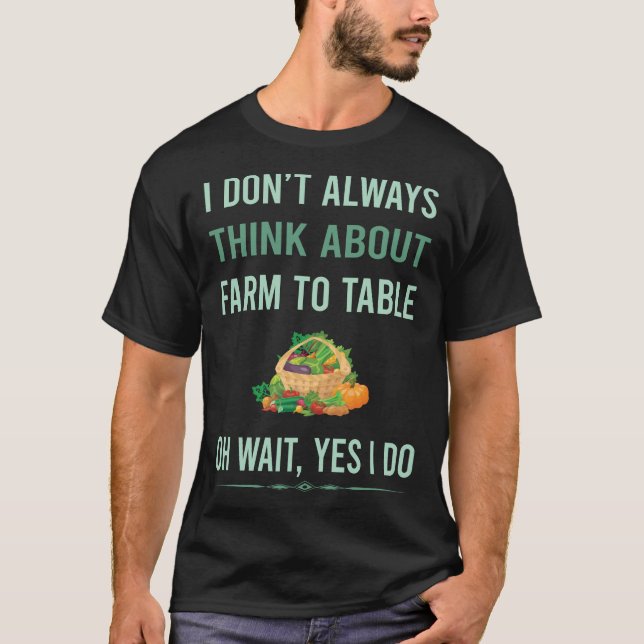 Camiseta Sim, Eu Faço Fazenda À Mesa (Frente)
