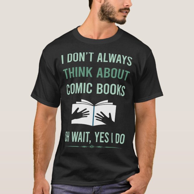 Camiseta Sim, eu faço quadrinhos Comics (Frente)