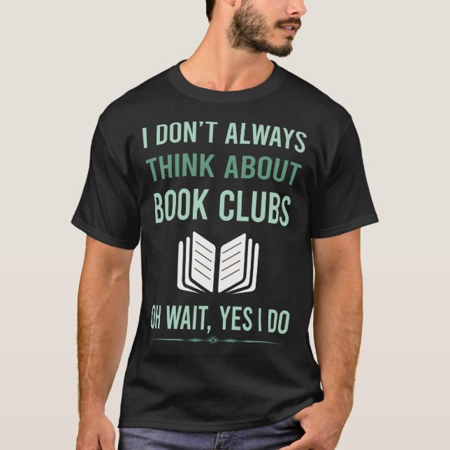 Camiseta Sim, eu faço um clube de livros (Frente)