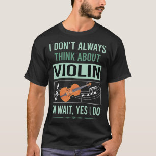 Camiseta Sim, eu faço violino